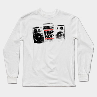 HIP HOP BOOMBOX Long Sleeve T-Shirt