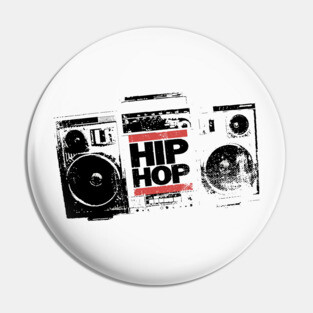 HIP HOP BOOMBOX Pin