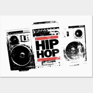 HIP HOP BOOMBOX Posters and Art