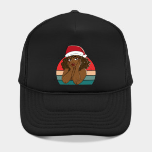 Black Woman Santa, Black Mrs Santa Claus, African American Santa, Christmas Hat