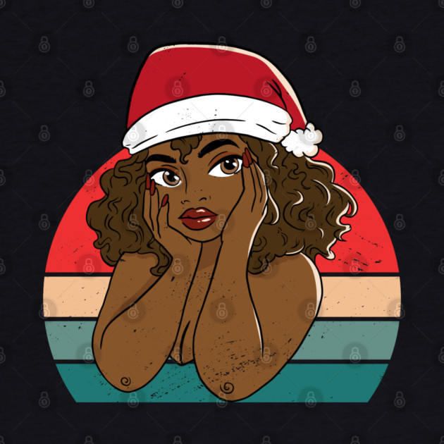 Black Woman Santa, Black Mrs Santa Claus, African American Santa, Christmas by UrbanLifeApparel