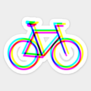 CMYK Bike Sticker