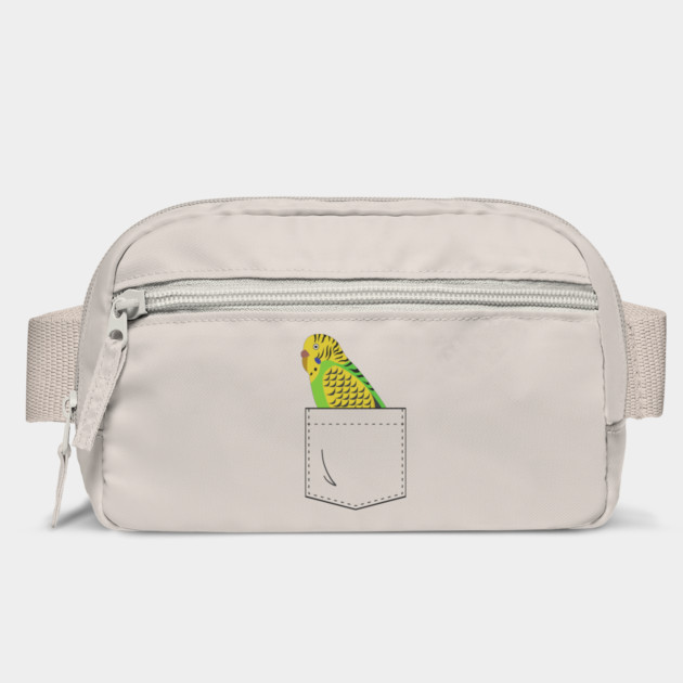 Budgie Parakeet Parrot In Your Front Pocket by Einstein Parrot