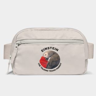 Logo of Einstein the Talking Texan Parrot Bag