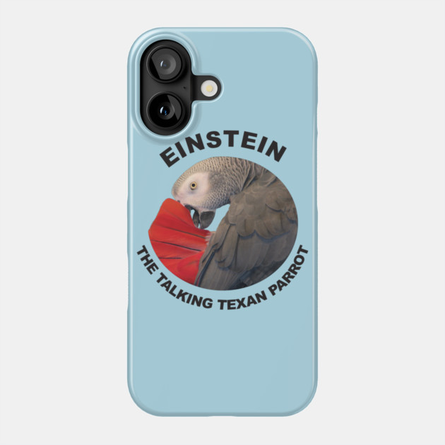 Logo of Einstein the Talking Texan Parrot Phone Case by Einstein Parrot