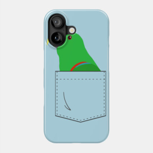 Eclectus Male Parrot In Your Front Pocket Phone Case