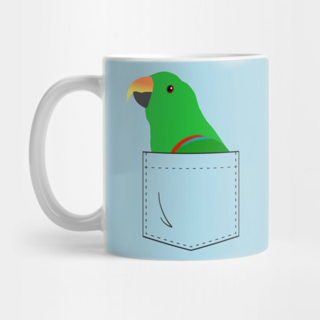 Eclectus Male Parrot In Your Front Pocket by Einstein Parrot
