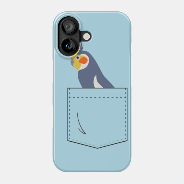 Cockatiel Parakeet Parrot In Your Front Pocket Phone Case by Einstein Parrot