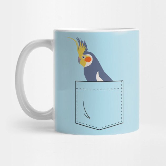 Cockatiel Parakeet Parrot In Your Front Pocket by Einstein Parrot