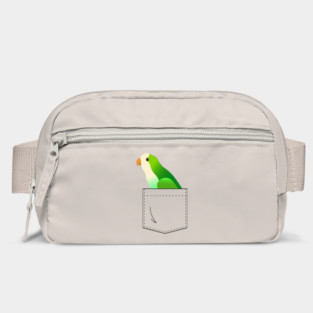 Quaker Parrot Monk Parakeet In Your Front Pocket Bag