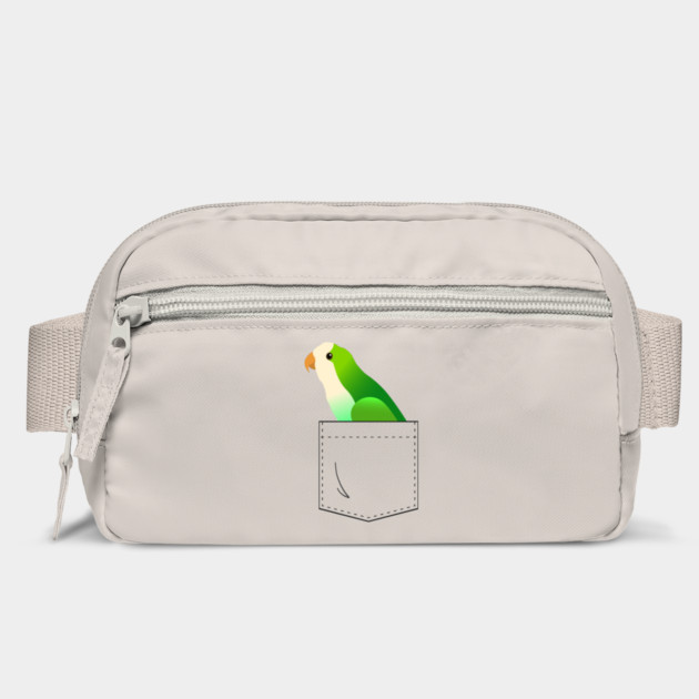 Quaker Parrot Monk Parakeet In Your Front Pocket by Einstein Parrot