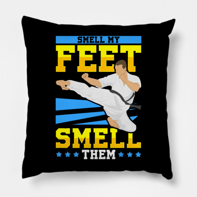 Smell My Feet Smell Them Pillow by belownormal