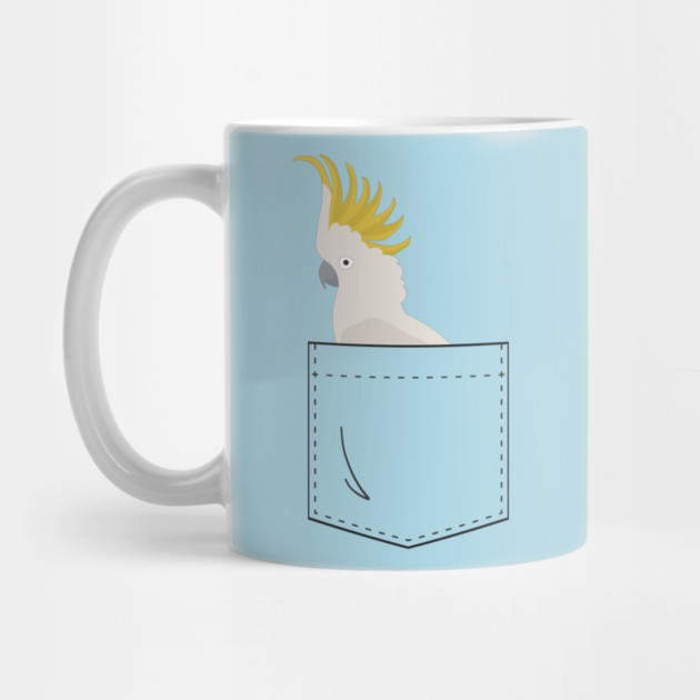 Cockatoo Parrot In Your Front Pocket by Einstein Parrot