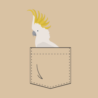 Cockatoo Parrot In Your Front Pocket T-Shirt