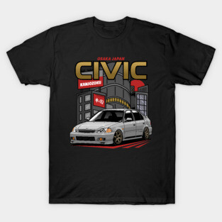 Civic Ek Sedan T-Shirt