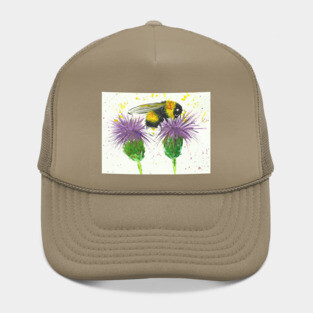 Bumble bee and Thistles Hat