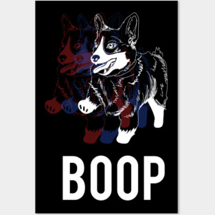 BOOP Corgi Posters and Art