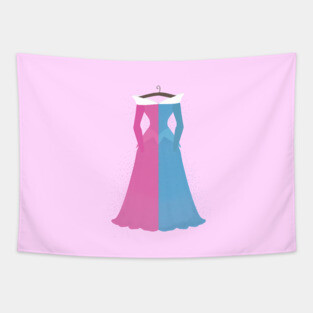 Make It Pink! Make It Blue! Tapestry