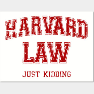 Vintage Harvard Law Jokes Posters and Art