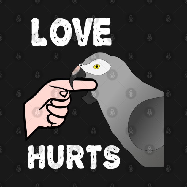 Love Hurts Timneh African Grey Parrot Biting by Einstein Parrot