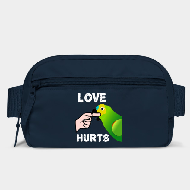 Love Hurts Blue Front Amazon Parrot Biting  (Ver.1) by Einstein Parrot