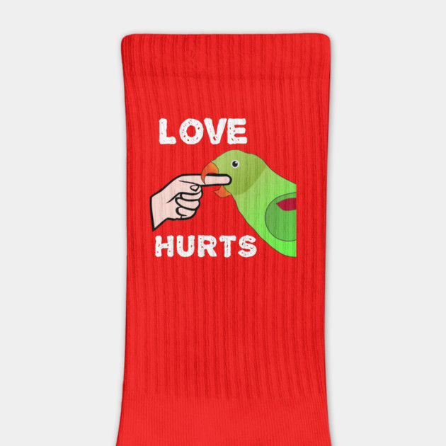 Love Hurts Indian Ringneck Female Parrot Biting by Einstein Parrot