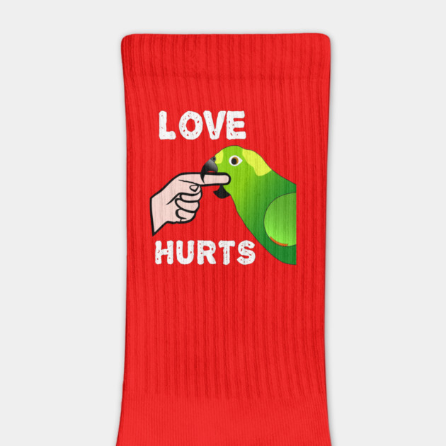 Love Hurts Yellow Naped Amazon Parrot Biting by Einstein Parrot