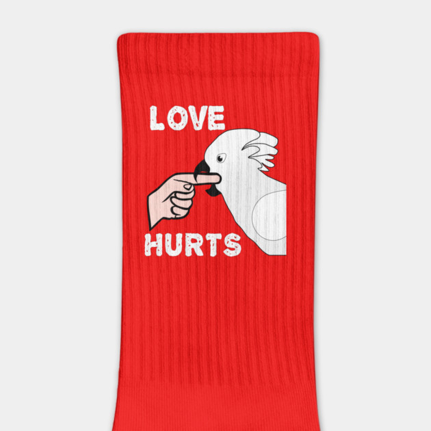 Love Hurts Umbrella Cockatoo Parrot Biting by Einstein Parrot