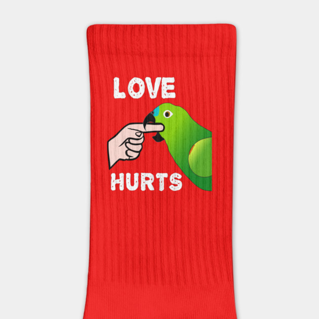 Love Hurts Blue Front Amazon Parrot Biting  (Ver.2) by Einstein Parrot