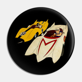 VINTAGE SPEED RACER FIGHT Pin