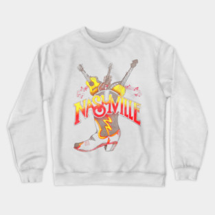 Nashville Vintage Country Music Capitol Crewneck Sweatshirt