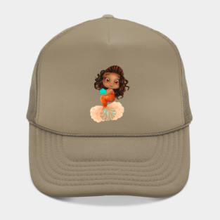 Mermaid, Black Girl Mermaid, African American Mermaid Hat