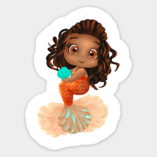 Mermaid, Black Girl Mermaid, African American Mermaid Magnet