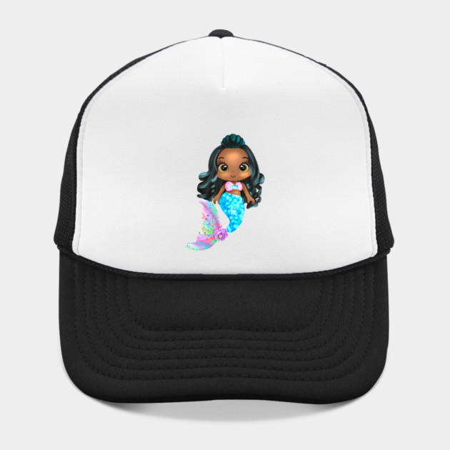 Black Mermaid, Black Girl Mermaid, African American Mermaid by UrbanLifeApparel