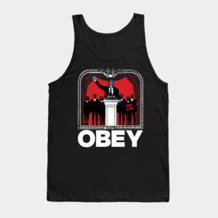 Obey - They Live Cult Classic - Politician Version Tank Top