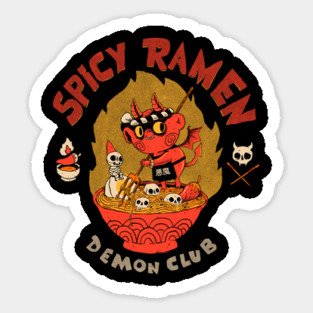 Spicy Ramen Club Sticker
