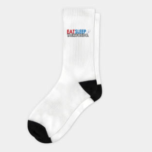 Eat Sleep Taekwondo Socks