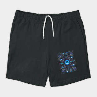 Geometric Taekwondo Pattern Shorts