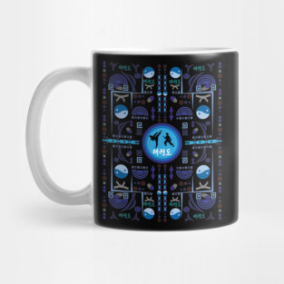 Geometric Taekwondo Pattern Mug