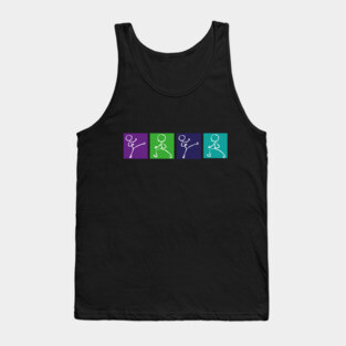 Martial Arts Symbols Tank Top