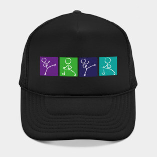 Martial Arts Symbols Hat