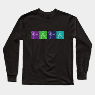 Martial Arts Symbols Long Sleeve T-Shirt