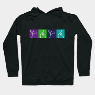 Martial Arts Symbols Hoodie
