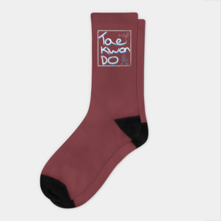 Taekwondo Box Logo Socks