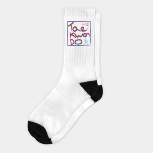 Taekwondo Box Logo Socks