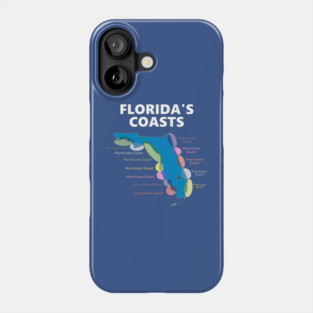 Florida's Coasts Phone Case