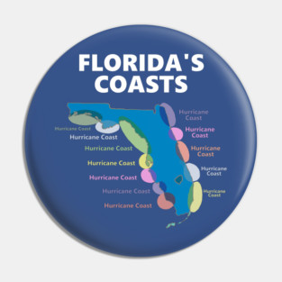 Florida's Coasts Pin