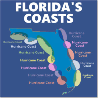 Florida's Coasts Posters and Art