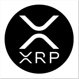 XRP Symbol transparent Posters and Art