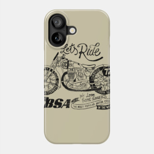 LET'S RIDE BSA Phone Case